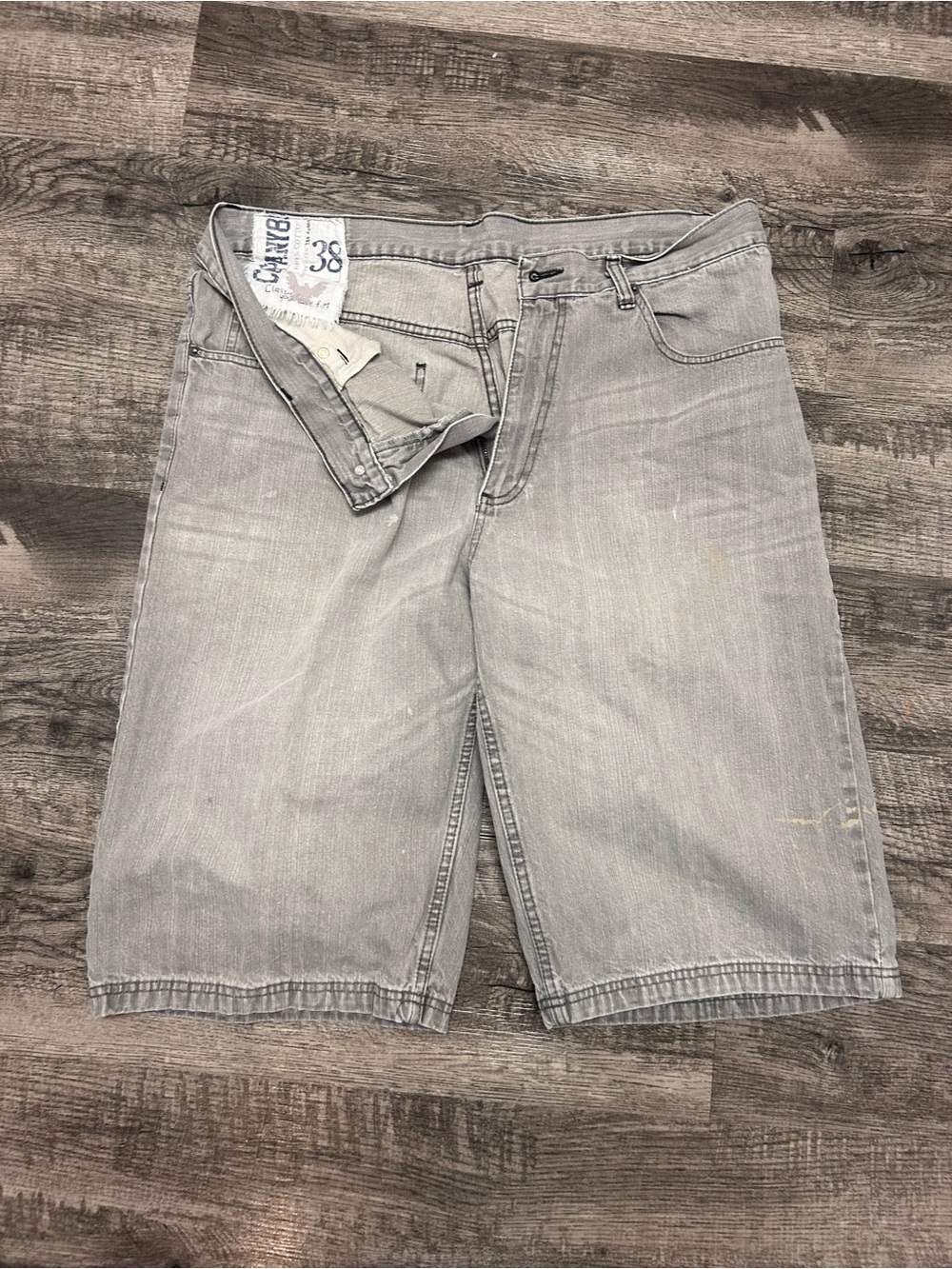 Company 81 Light Gray Men’s Denim Shorts - Relaxed Fit